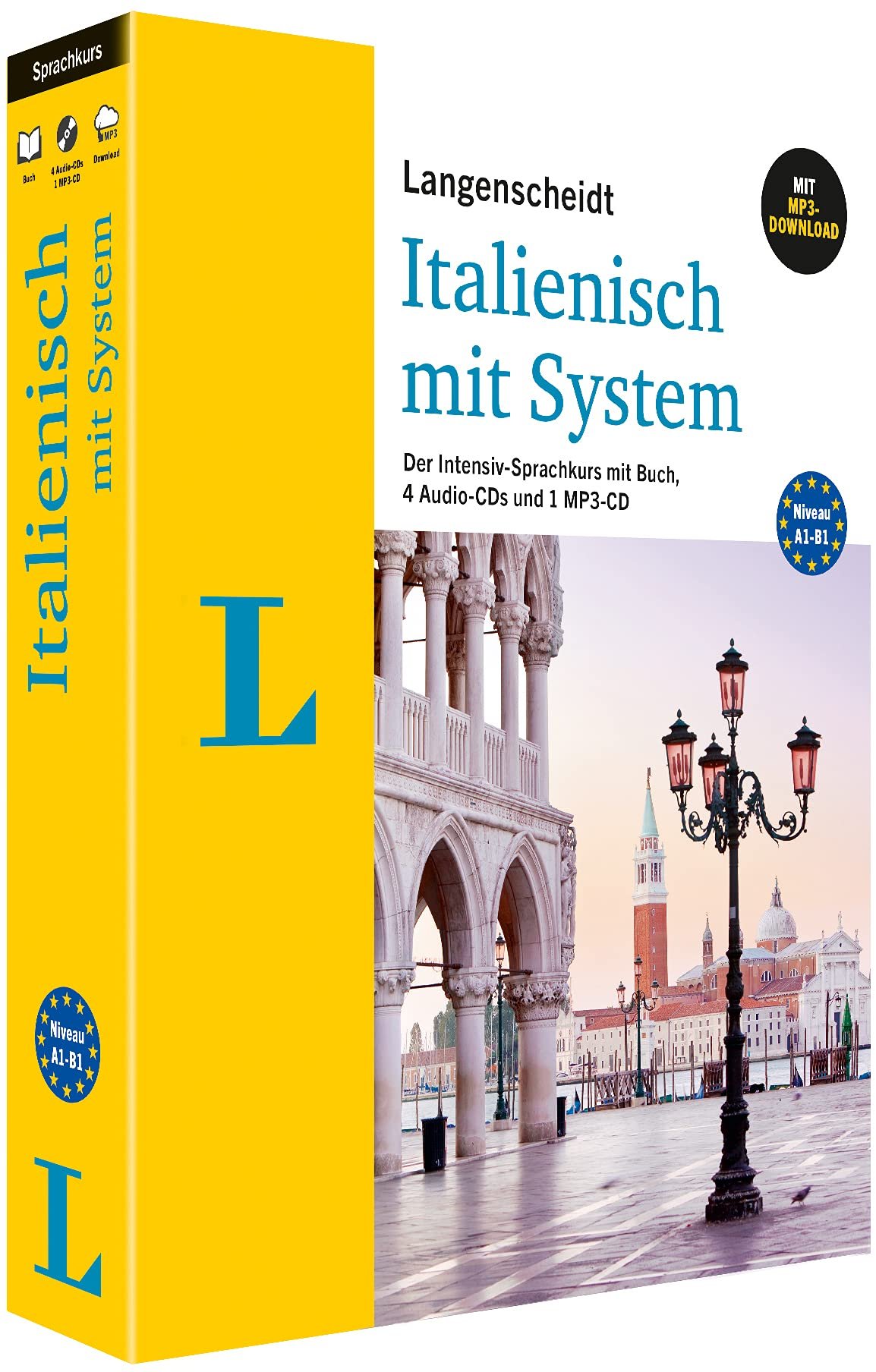 Langenscheidt Italienisch mit System der Intensiv-Sprachkurs mit Buch, 4 Audio-CDs und 1 MP3-CD