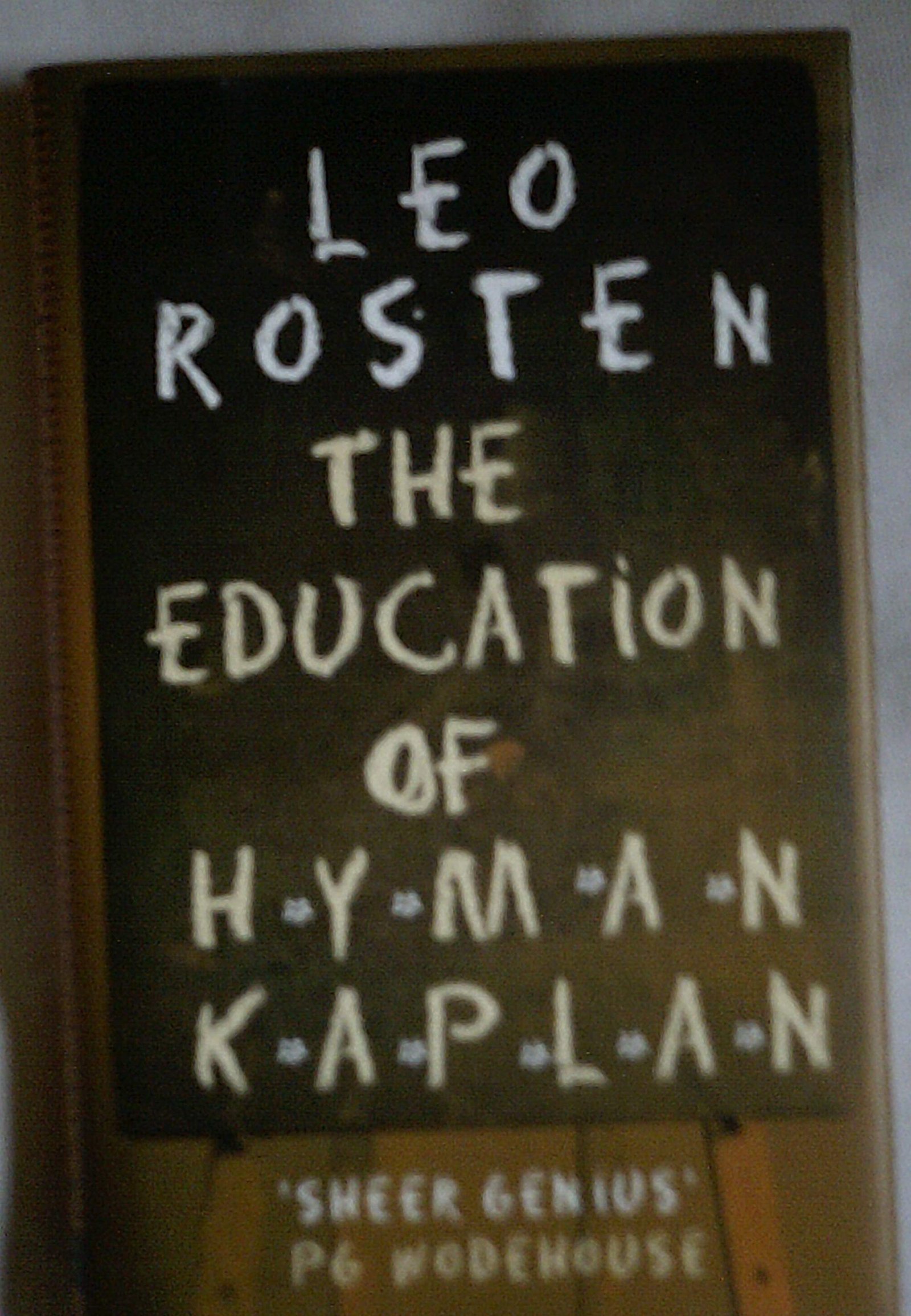 The Education of Hyman Kaplan