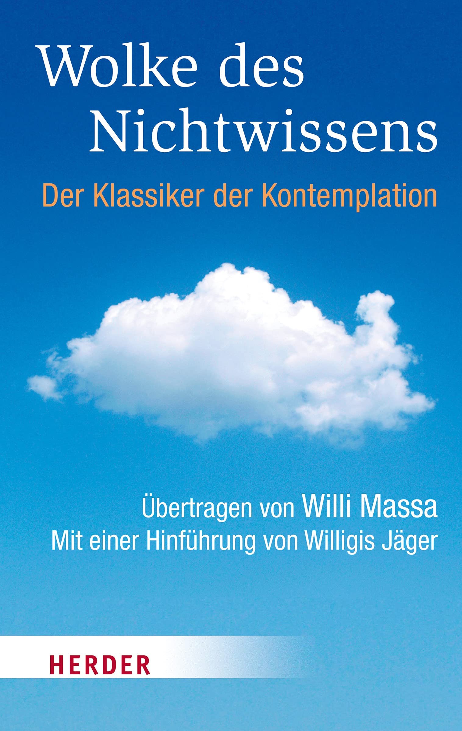 Wolke des Nichtwissens der Klassiker der Kontemplation