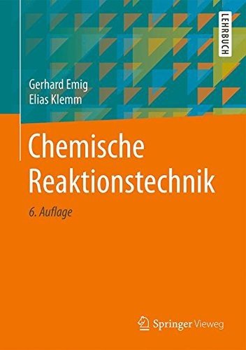 Chemische Reaktionstechnik Springer Berlin Heidelberg